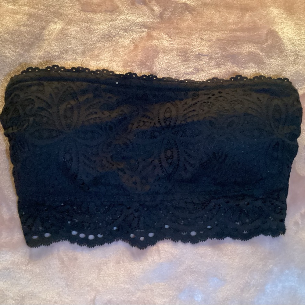 Hollister girly hicks black bandeau